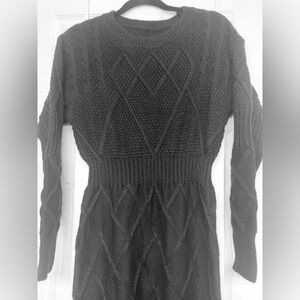 Women’s Black Sweater Dress Size Medium